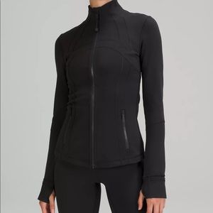 Lululemon Define Jacket, black and white textured pattern, size 4
